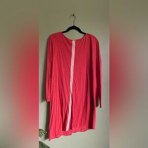 Anagram Asymmetrical Modern Long Sleeve Knit Dress